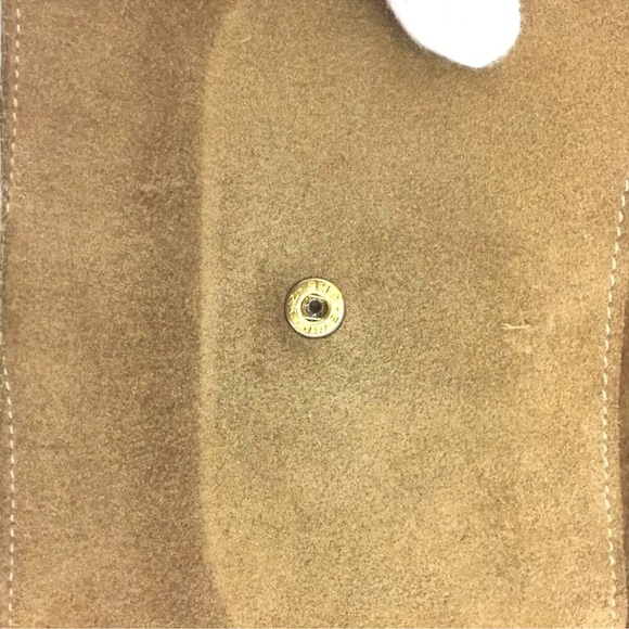 LOEWE Anagram Suede Leather Coin Case - Picture 8 of 8